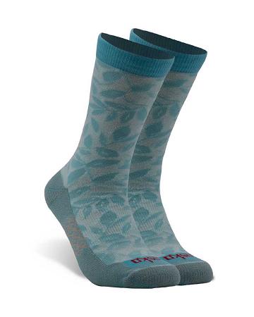 Chaussettes Dansko Bloom Crew Femme Turquoise | FR 561ILH